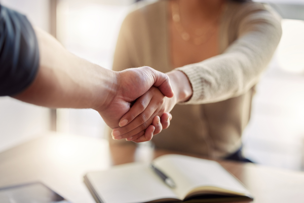 shaking hands