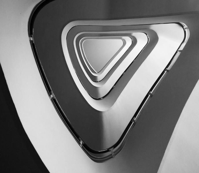 triangular staircase